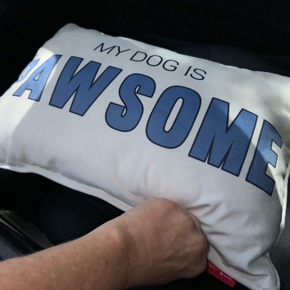 My Dog is PAWSOME” throw pillow - Picture 5 of 6